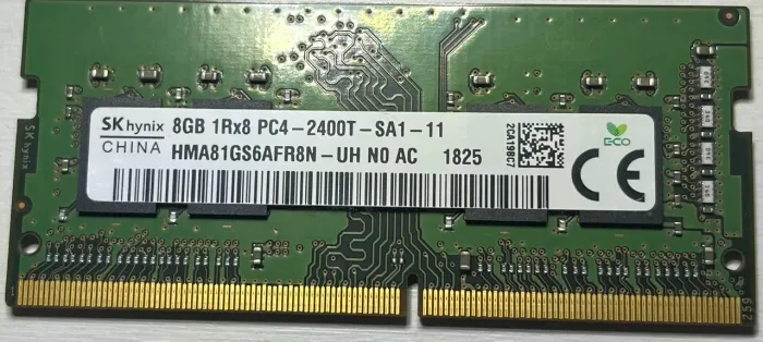 Memória notebook 8 GB DDR4 2400 GHz