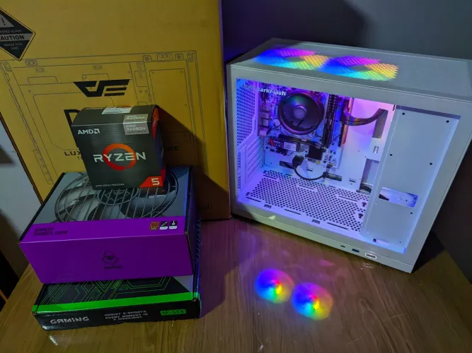 (Novo) Pc Gamer Ryzen 5600GT - B450m - 16Gb DDR4 3200mhz - Nvme