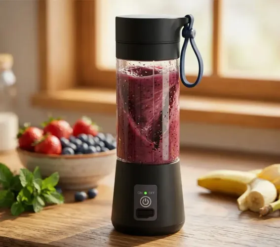 Mini liquidificador portátil recarregável