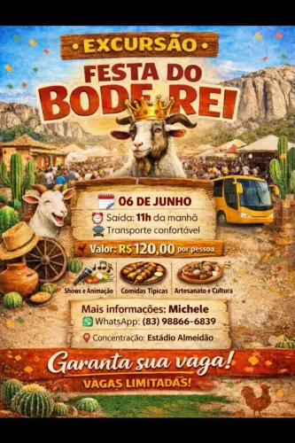 Bate e volta saindo de João Pessoa 