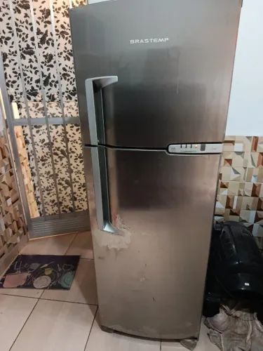 Geladeira Brastemp Clean Frost Free inox