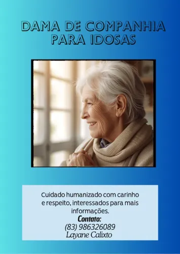 Dama de companhia para idosas