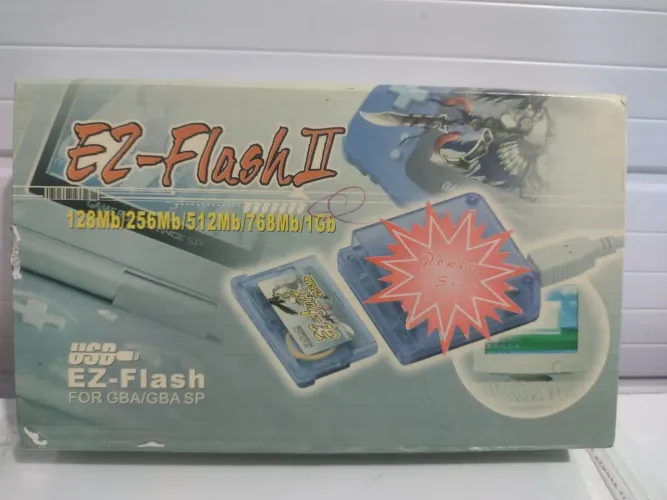 EZ Flash II Gravadora + Cartucho 128mb Game Boy Advance 