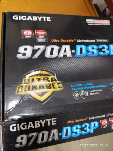Placa mãe Gigabyte DDR 3 - 970A-DS3P