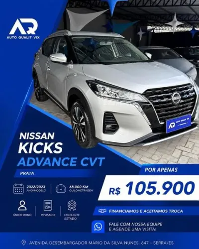 Nissan Kicks Advance 1.6 16V Flex AUT 2023