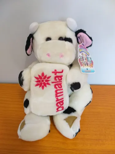 Vaca de pelúcia colecionável da Parmalat