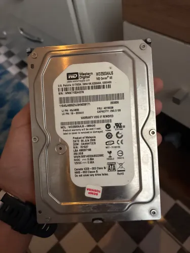 Hd 250gb funcionando 