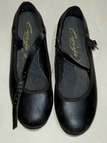 Sapato de Sapateado Infantil Capezio Preto - Tamanho 31