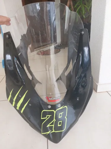 Carenagem pista fibra ninja 400
