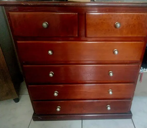 Cômoda em MDF - 6 gavetas - Móvel para Quarto - Conservada