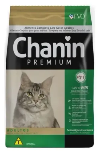 Ração Chanin Mix ou peixe 10 kg