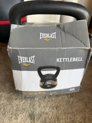 Kettlebell Everlast 4 kg Novo - Nunca Usado