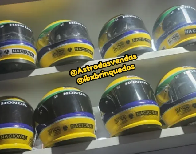 Capacete Ayrton senna para colecionadores