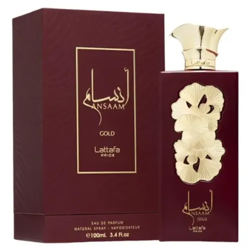 Perfume Árabe Lattafa Ansaam Gold Eau de Parfum Feminino 100ml Original
