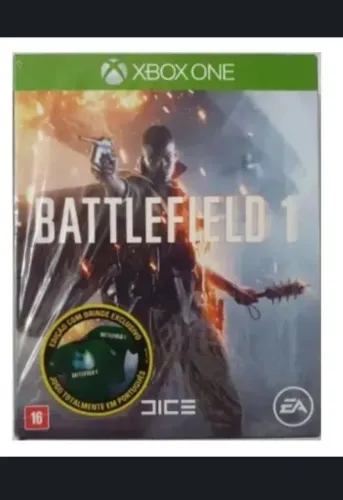Jogo Xbox One - Battlefield 1- Mídia Física/Ed.c/Brinde(Camisa)- Original; NOVO e Lacrado.