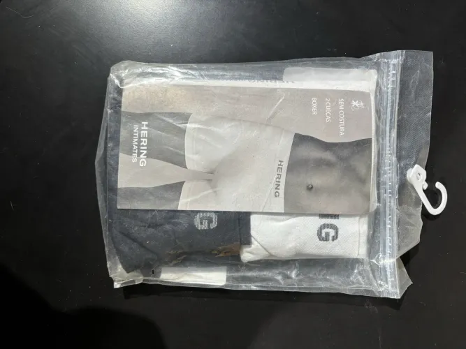 Kit com 2 cuecas boxer Hering Intimates, todas novas, na embalagem original e lacradas.