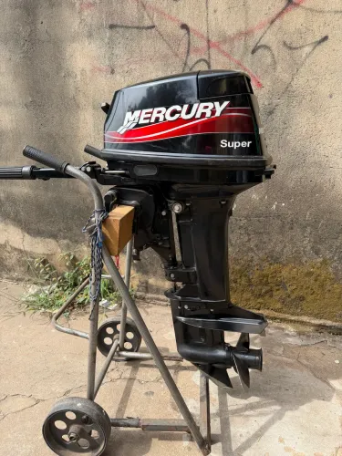 Canoa Motor 15HP MERCURY SUPER ano 2013