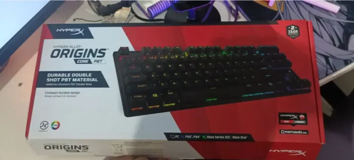 Teclado Mecânico Gamer HyperX Alloy Origins Core