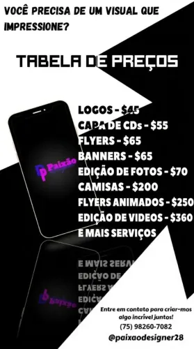 Serviços de Designs Gráficos