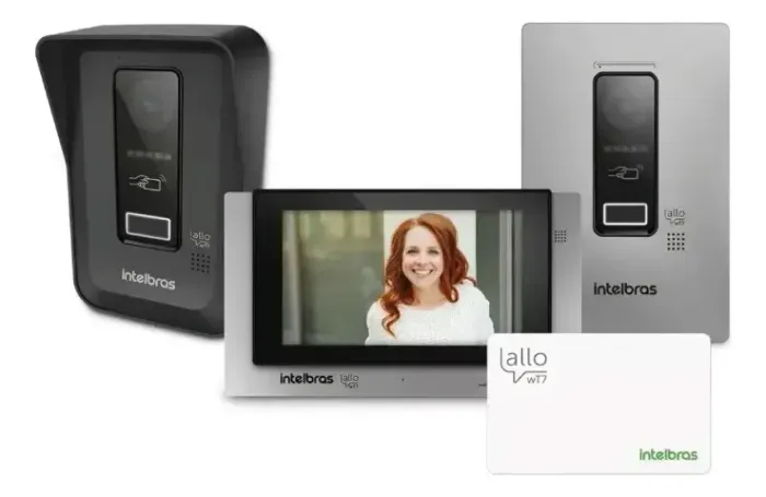                Videoporteiro Multi HD Wi-Fi Intelbras Allo wT7  