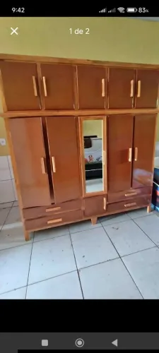 Guarda roupa novo duplex 5 portas faço entrega 1700.. entrega a combinar