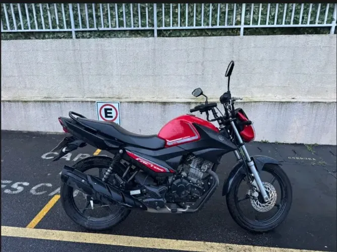 Yamaha Factor 150 ED 2024 Vermelha - Quitada, IPVA pago