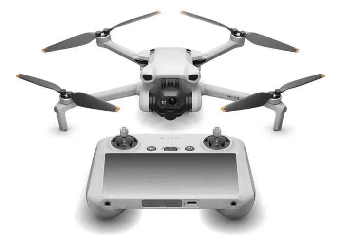 rone DJI Mini 3 4K RC com Tela no Controle Alcance 18km Voo até 38 Min