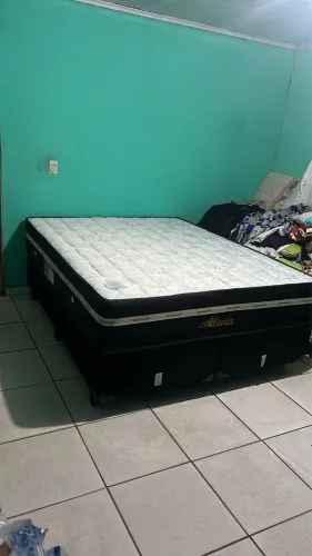 Cama box Queen D28 semi ortopedico oferta 