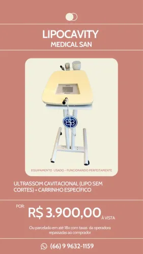 Aparelhos de estética em ótimo estado de conservação