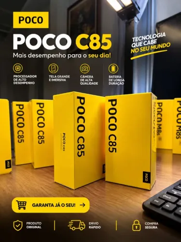 POCO M85 256gb novo lacrado
