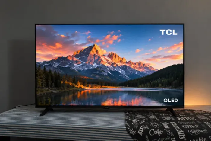 Smart TV TCL 40S5K, 40 polegadas, painel QLED, Full HD (1920x1080). Modelo 2025, em estado