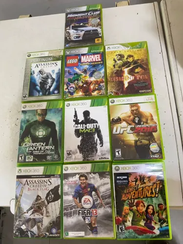 10 JOGOS XBOX 360 ORIGINAL (ENVIO OLX PAY)
