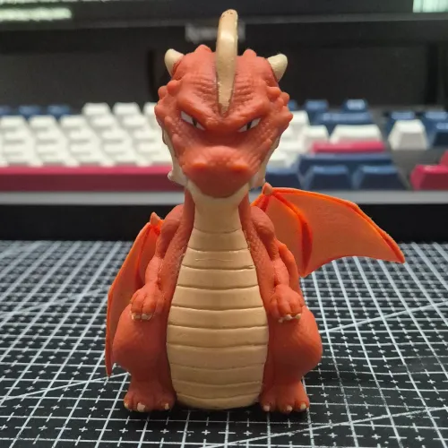 Miniatura Dragão de Fogo - Nerd Ao Cubo (não acompanha caixa)