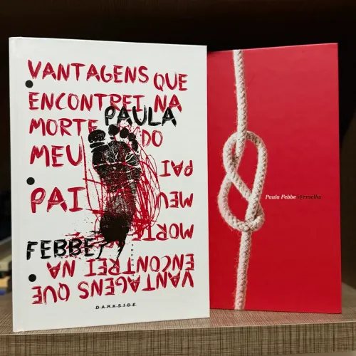2 Livros Paula Febbe - As Vantagens que encontrei na morte do meu pai + Vermelho 