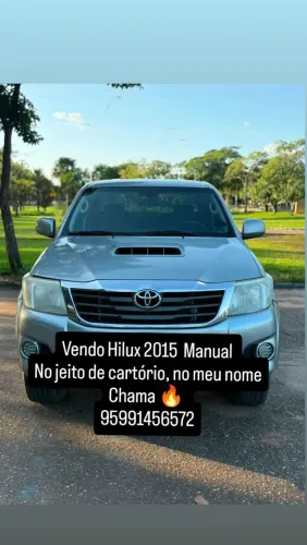 Toyota Hilux CD D4-d 4X4 3.0 TDI Dies. Mec. 2015
