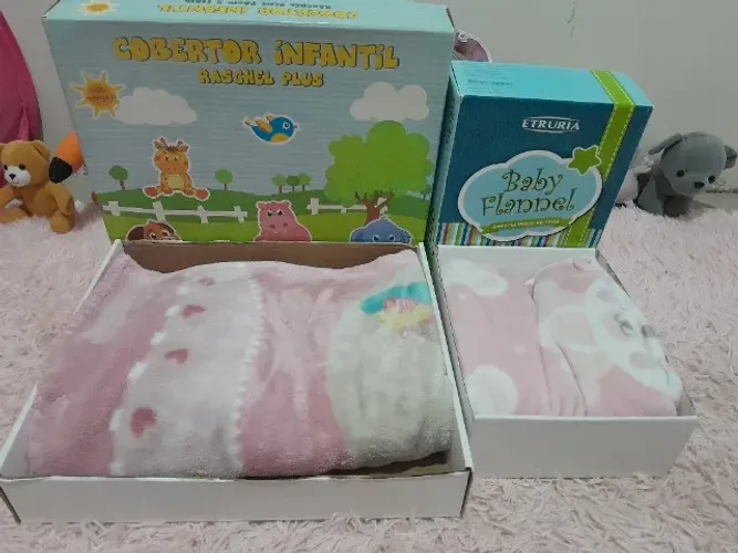 Cobertor bebe menina