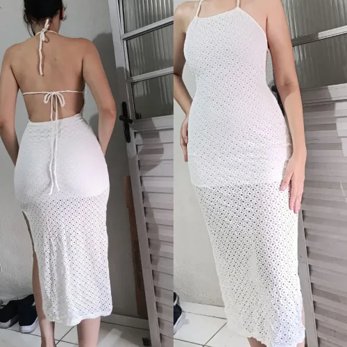 Vestido longo Off white 