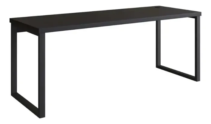 Mesa de Escritório Miguel Preta 190 cm