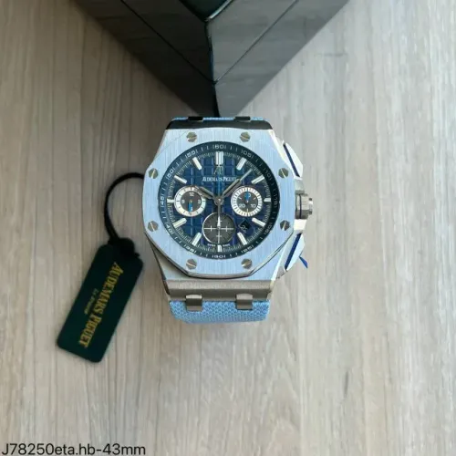 RELOGIO AUDEMARS PIGUET ROYAL OAK OFFSHORE CHONOGRAPH - Mostrador Azul -ETA S/c