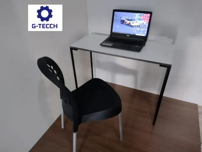 Mesa de Estudo Industrial NOVA Birô Multiuso para Escritório Notebook Computador Gamer