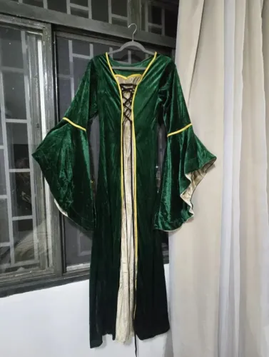 Vestido medieval veludo M