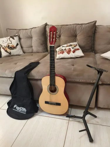 VIOLÃO(VOGGA), COM BAG E SUPORTE