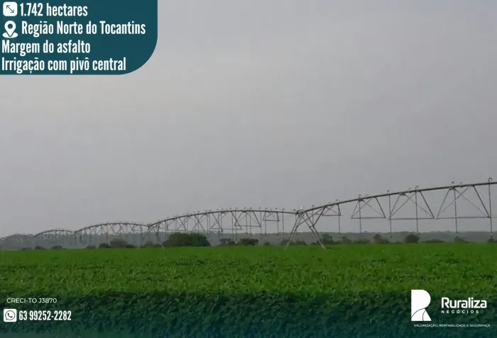 Fazenda à Venda | 360 Alqueires | Área Irrigada com Pivô | Estrutura Completa | Próx. ao A