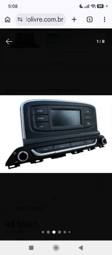Rádio automotivo Hyundai HB20 Hatch 24/25 Original 