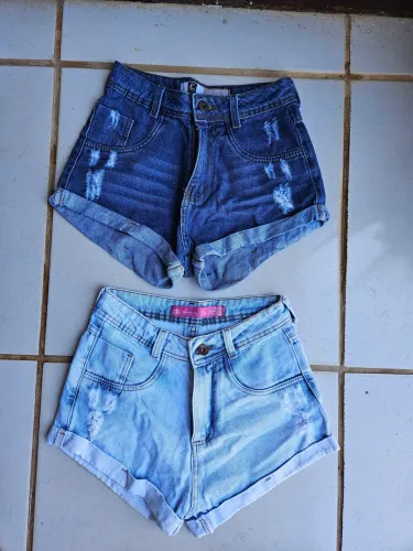 Kit 2 short jeans