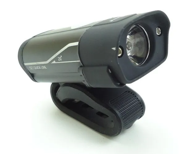 Lanterna Farol Dianteiro para Bike Jws JY-263 Super Led Preto Recarregável 5377