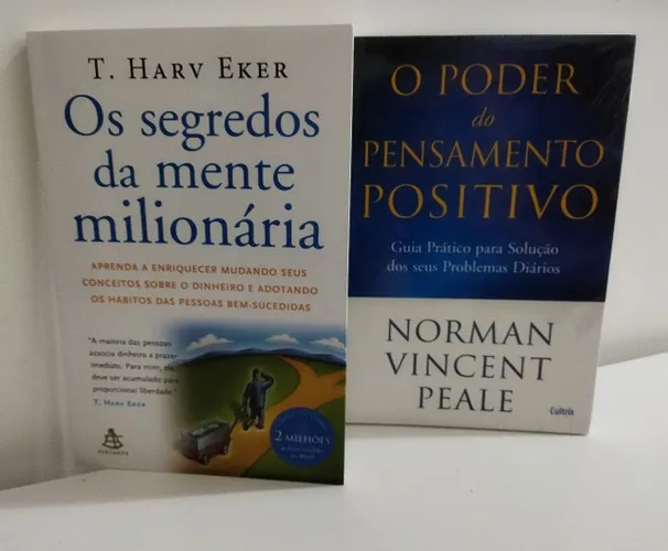 O poder do pensamento positivo e Os segredos da mente milionária 