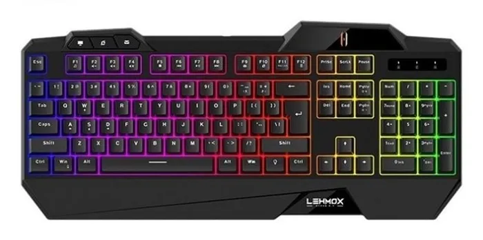 Teclado Gamer Semi-mecânico Rgb Lehmox Gt-T3 Novo na Caixa