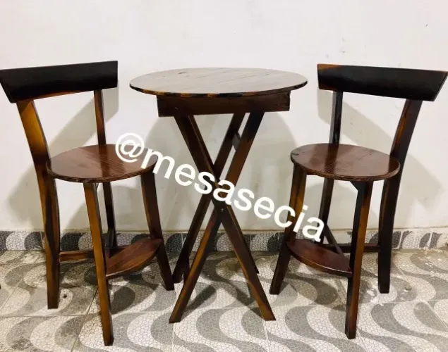 Jogos de mesas bistro dobraveis e fixo 