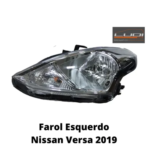 Farol Esquerdo Nissan Versa 2019